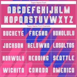 Benutzerdefiniertes drittes Sublimations-Fußballtrikot in Rosa-Weiß-Royal