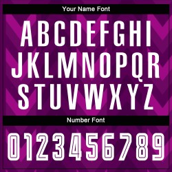 Benutzerdefiniertes lila-weißes Sublimations-Fußballtrikot