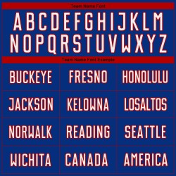 Benutzerdefinierte Royal Weiß-Rot Nadelstreifen Fade Fashion Sublimation Fußball Uniform Trikot Benutzerdefinierte Royal Weiß-Rot Nadelstreifen Fade Fashion Sublimation Fußball Uniform Trikot